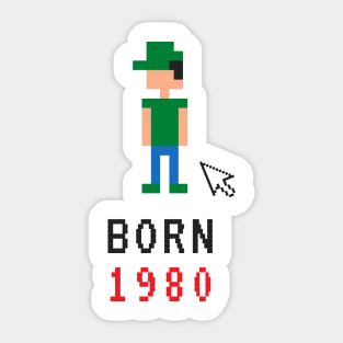 Born in 1980 Sticker